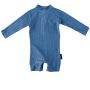Beach & Bandits - UV Badeoverall Baby High Tide Blau Ribbed