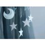 Solo un Sogno - Mobile Traumwolke hellblau mit Sternen