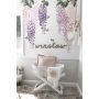 Little Rae Prints - Wandsticker Wisteria purple 1/2 Set