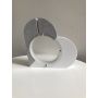 Devine Design - Love Heart Kasse weiss silber