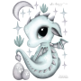 Isla Dream Prints - Wandsticker Dex der Drache A4