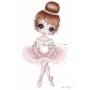 Isla Dream Prints - Poster Ruby Ballerina rot