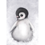 Isla Dream Prints - Poster Pinguin Baby grau