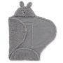 Jollein - Kuschelwrap Plüsch Bunny Storm Grey