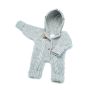 LAttante - Filz- Strick Overall Handmade Hellgrau
