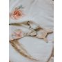 Qbana Mama - Kuscheltuch Vintage Flowers Holzbunny