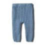 wilson & frenchy - Faded Denim Strick Leggings mit Dekoknöpfchen
