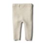 wilson & frenchy - Oatmeal Strick Leggings mit Dekoknöpfchen