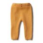 wilson & frenchy - Golden Apricot Strick Leggings mit Dekoknöpfchen