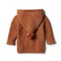 wilson & frenchy - Toasted Pecan Strick Jacke Pommel