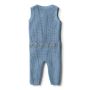 wilson & frenchy - Faded Denim Strick Overall ärmellos