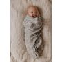 The mini scout - Muslin Swaddle Leafy Sprig Blue