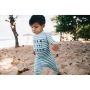Beach & Bandits - UV Badeoverall Baby Born on the Beach Grün/Weiss