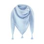 Maylily - Muslin Triangel Schal Tassel Blau