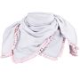Maylily - Bambus Halstuch mit PomPom Hellgrau Pink