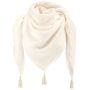 Maylily - Muslin Triangel Schal Tassel Cream Vanilla