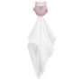 Maylily - Kuschel Muslintuch Eule Dusty Pink