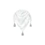 Maylily - Bambus Schal  Triangel mit Tassel Heavenly Feathers grey