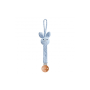 Maylily - Schnuller- Clip Bunny Blau