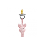Maylily - Schnuller- Clip Bunny Pink