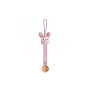 Maylily - Schnuller- Clip Bunny Pink
