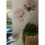 Thats mine - Wandsticker Peony Flowers