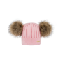 Bjällra of Sweden - Strickmütze mit Pommel Pink