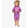 Beach & Bandits - UV Badeoverall Baby Purple Shade Tiger