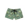 Beach & Bandits - UV Badeshorts Palmwedel Olive