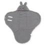 Jollein - Kuschelwrap Plüsch Bunny Storm Grey