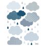 Lilipinso - Wandsticker Clouds and Drops