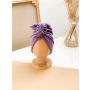 Looks by Luks -  Turban Samt Dusty Purple