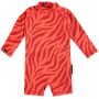 Beach & Bandits - UV Badeoverall Baby Tiger Rot Stripes of Love