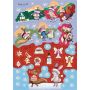 Usborne Verlag - Meine glitzernde Stickerwelt: Weihnachtszeit