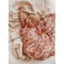 Mae & Rae - Swaddle Blossom dunkel