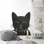 YokoDesign - Kreidetafel Folie Katze