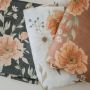 The mini scout - Muslin Swaddle Peony Blooms White