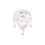 Maylily - Bambus Schal Triangel mit Tassel Blush rain pink
