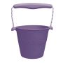 Scrunch - Bucket Faltbarer Eimer Dunkelviolett
