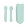 we might be tiny - Feedie Besteckset mit Etui Mint