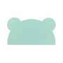 we might be tiny - Silikon Tischset Bär Minty Green