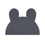 we might be tiny - Silikon Tischset Bunny Charcoal