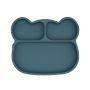 we might be tiny - Stickie Saugnapf Teller Silikon Bär Blue Dusk