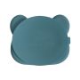 we might be tiny - Stickie Saugnapf Teller Silikon Bär Blue Dusk