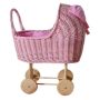 Lilu - Puppenwagen Pink mit Masche