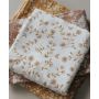 The mini scout - Muslin Swaddle Wild Flower White